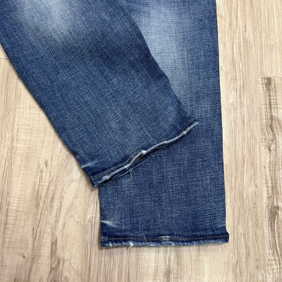 American Eagle Next Level Flex Slim Straight Leg Jeans Size W33 L32 - Picture 7 of 11